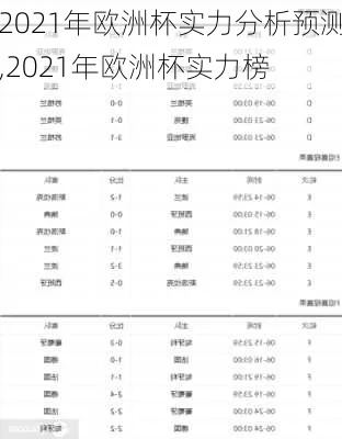 2021欧洲杯详细分析 2021欧洲杯详细分析结果-第2张图片-www.211178.com_果博福布斯